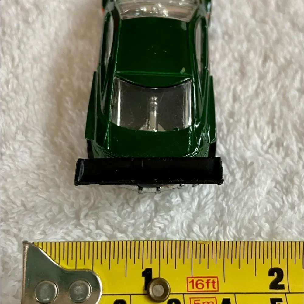 2001 Hotwheels Custom Cougar Green W Clear Hood.